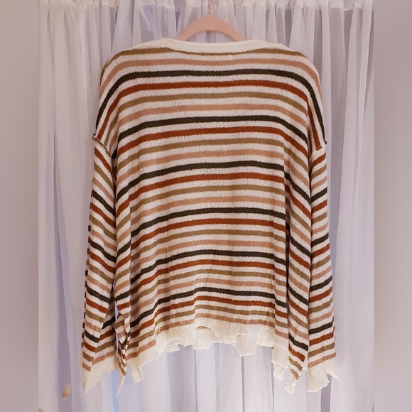 PEACH LOVE STRIPED SWEATER - Picture 8 of 14